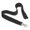 3D Logo Lanyards black